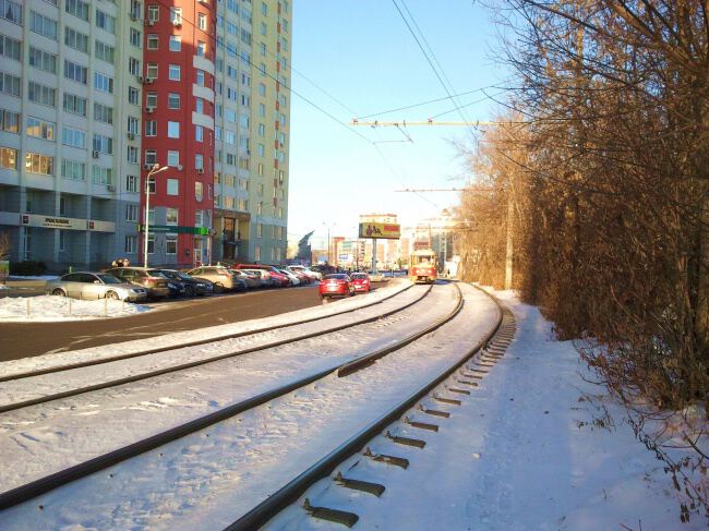 С трамваем по городу