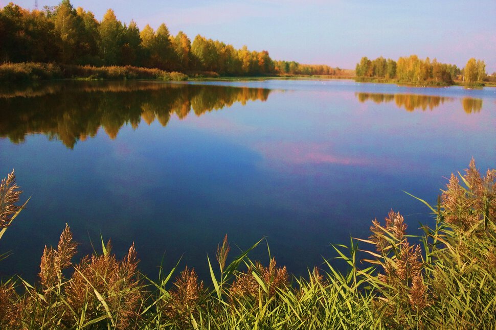 Осень на Лебяжьем озере