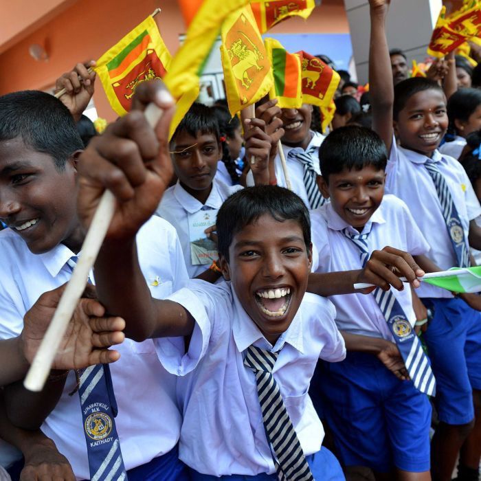 Школьники Шри Ланки