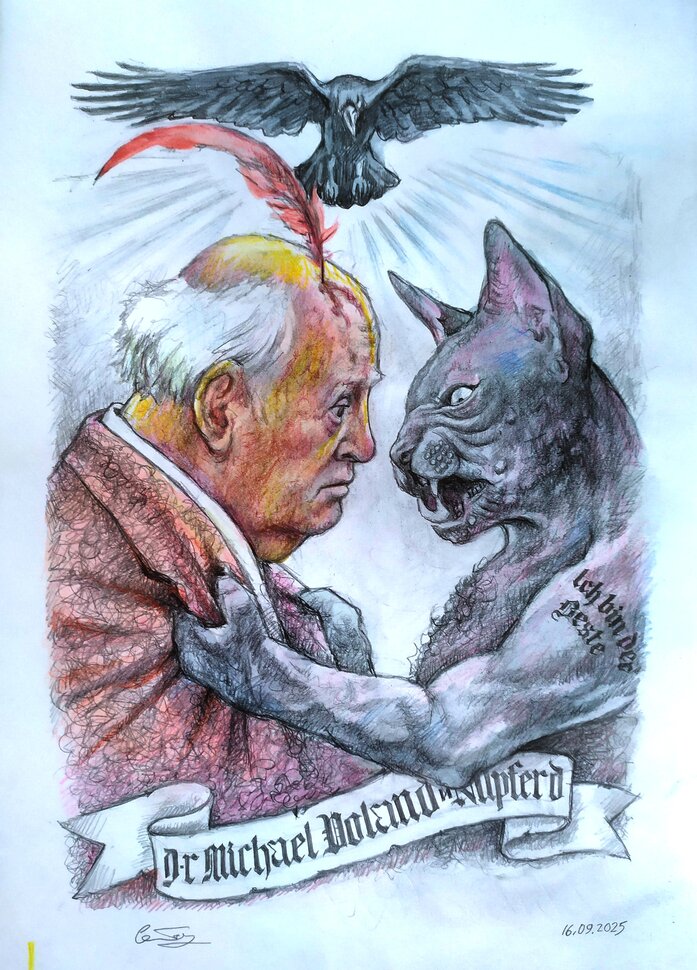 D-r Michael Voland и кот-оборотень das Nilpferd