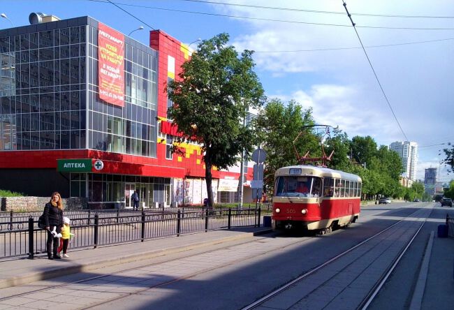 С трамваем по городу