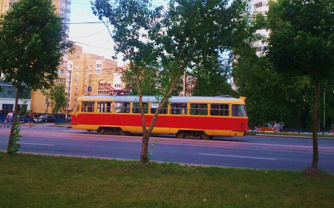 С трамваем по городу