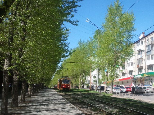 С трамваем по городу