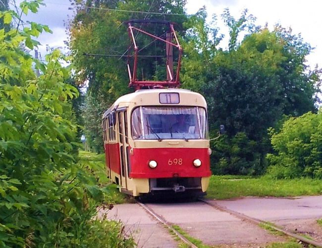 С трамваем по городу