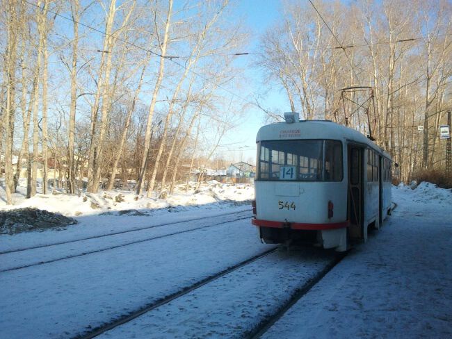 С трамваем по городу