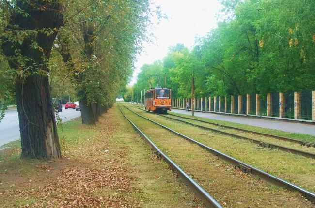 С трамваем по городу