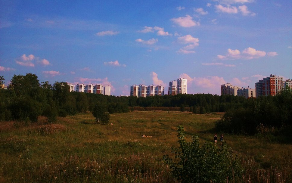 За городом