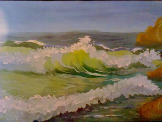 Морская волна - изумрудный цвет