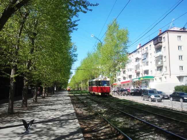 С трамваем по городу