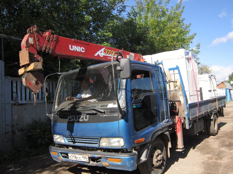 Кран-манипулятор Isuzu Forward
