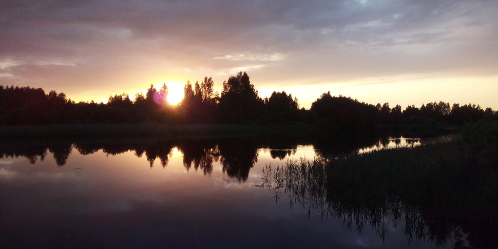 Закат над Малой речкой