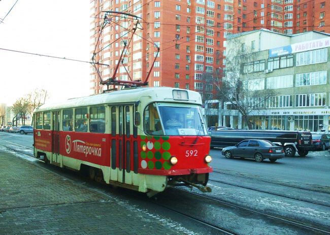 С трамваем по городу