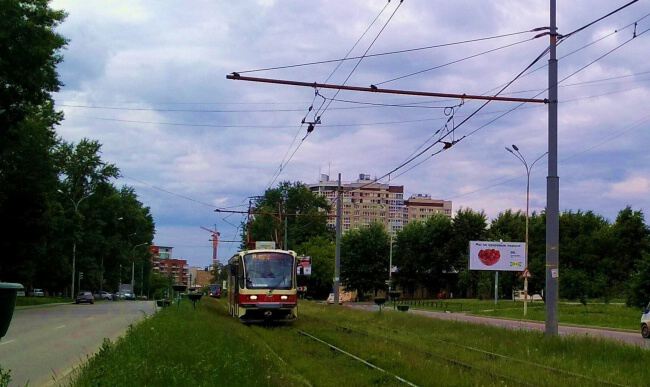 С трамваем по городу