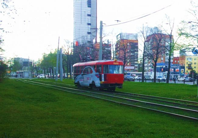 С трамваем по городу