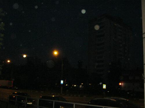 Ночь, плазмоиды, луна