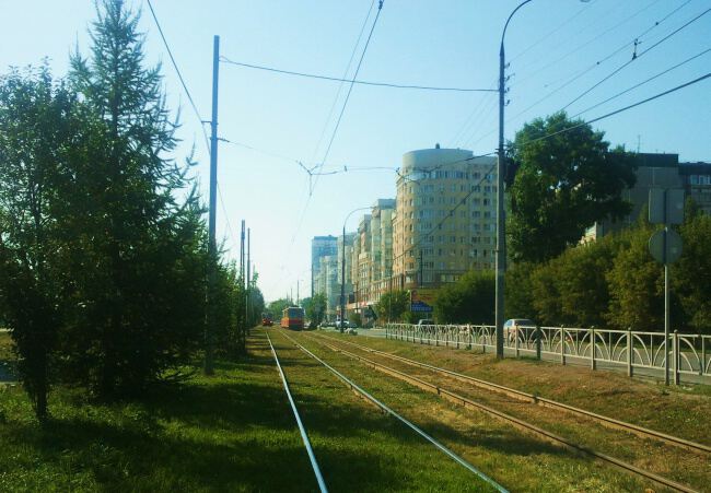 С трамваем по городу