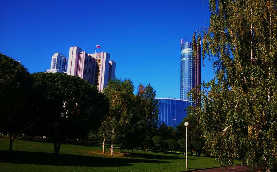 В сквере