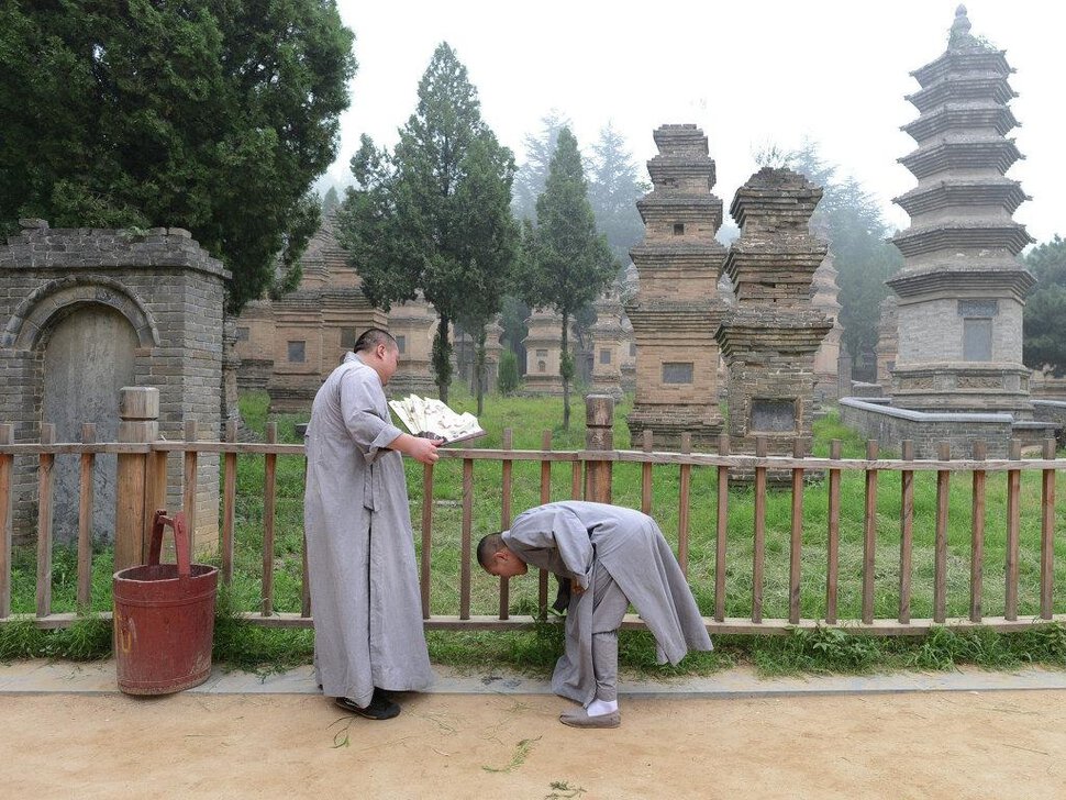 Монахи монастыря Шаолинь