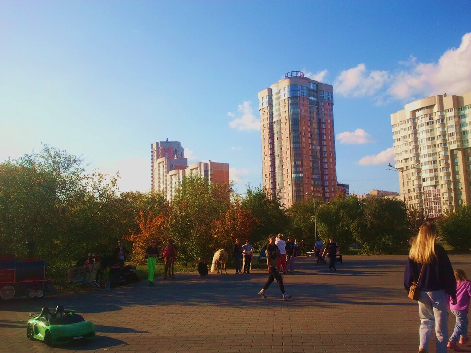 Осенью в парке