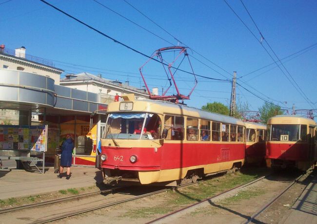 С трамваем по городу