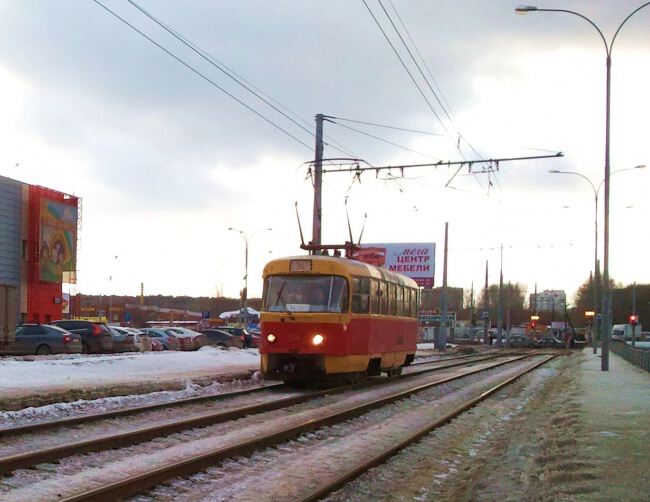 С трамваем по городу