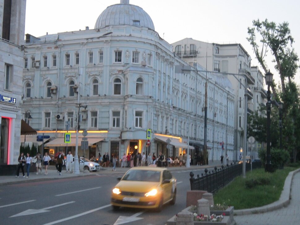На бульваре на Тверском