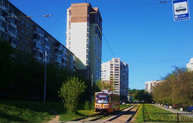 С трамваем по городу