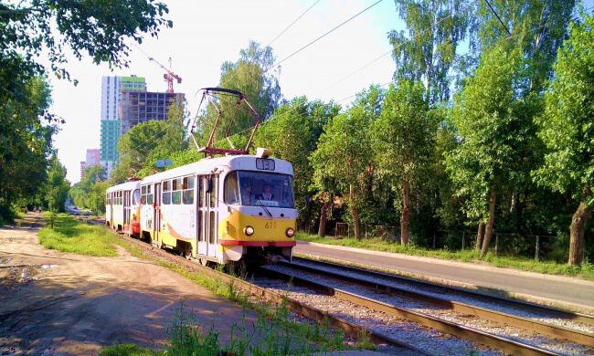 С трамваем по городу