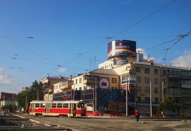 С трамваем по городу