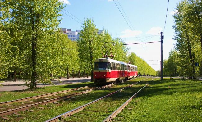 С трамваем по городу