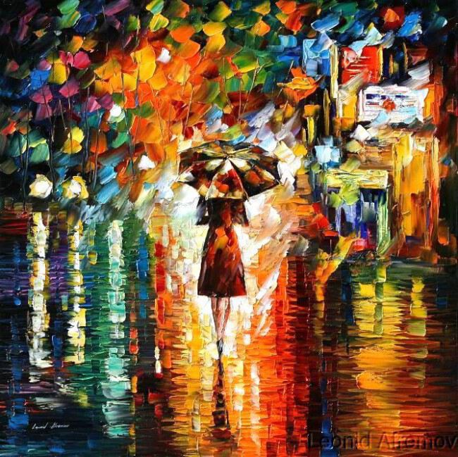 Rain princess - принцесса дождя, девушка под зонтом