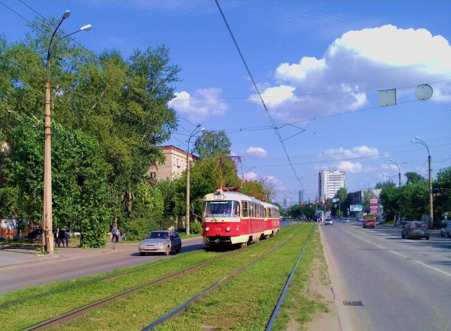 С трамваем по городу