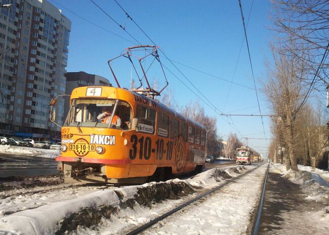 С трамваем по городу