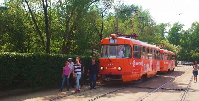 С трамваем по городу