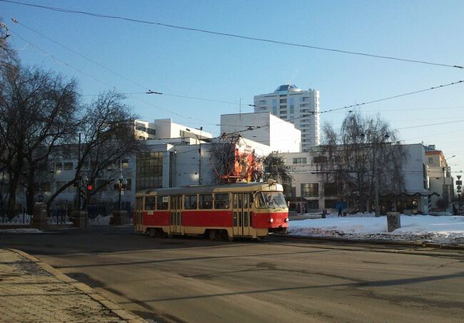 С трамваем по городу