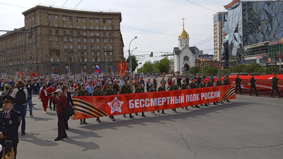 9 мая 2025 года на Параде Победы в Новосибирске