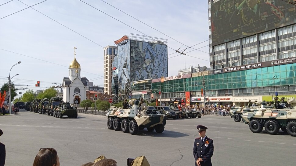 9 мая 2025 года на Параде Победы в Новосибирске