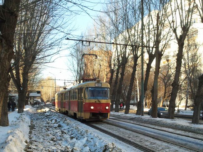 С трамваем по городу