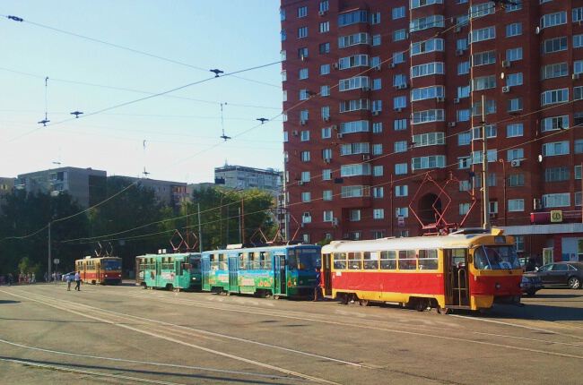 С трамваем по городу