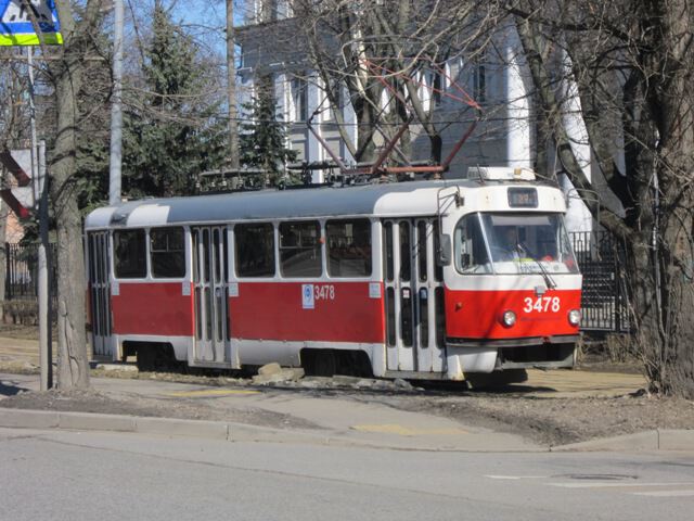 Трамвай на Тимирязевской