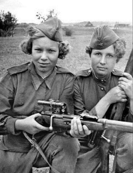 Девушки и женщины в Великую Отечественною Войну-5