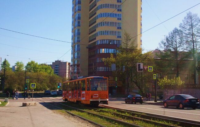 С трамваем по городу