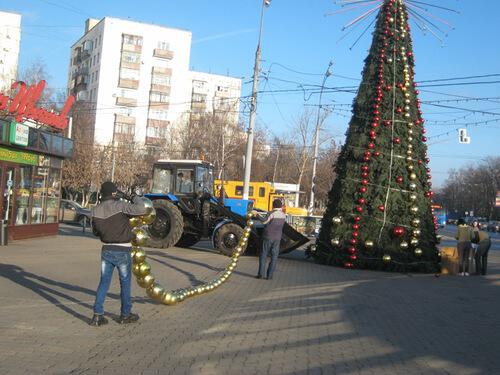 Гирлянда тяжеловата