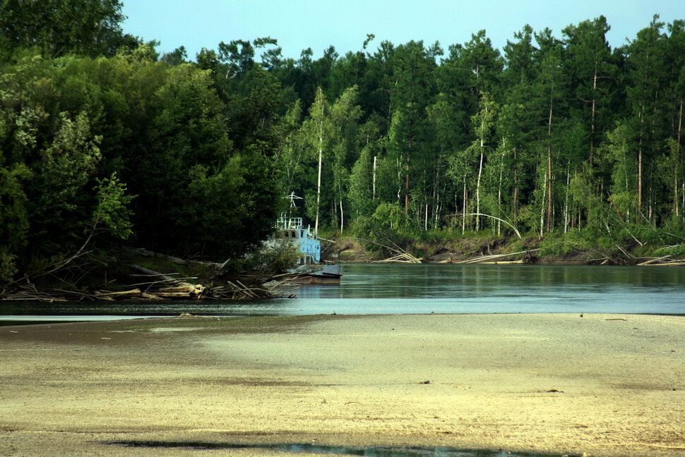 Переправа, река Камчатка