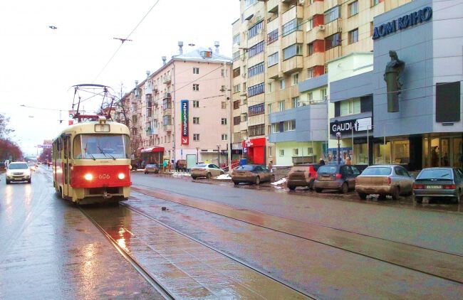 С трамваем по городу