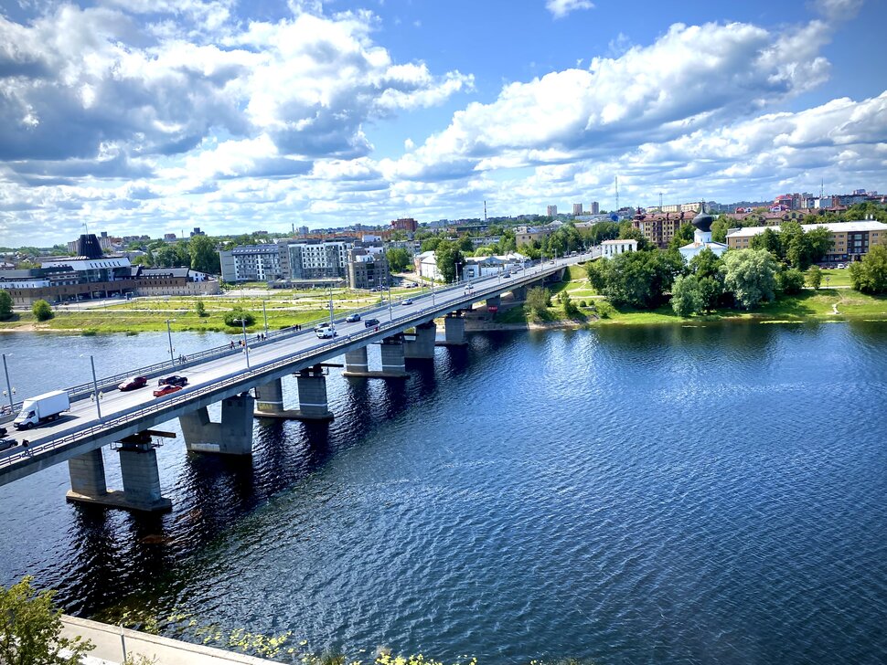 Река Великая. Псковский Кремль