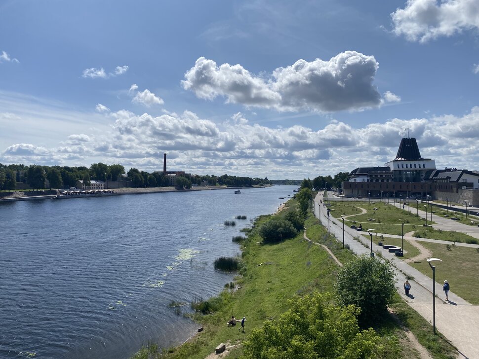 Река Великая. Псковский Кремль