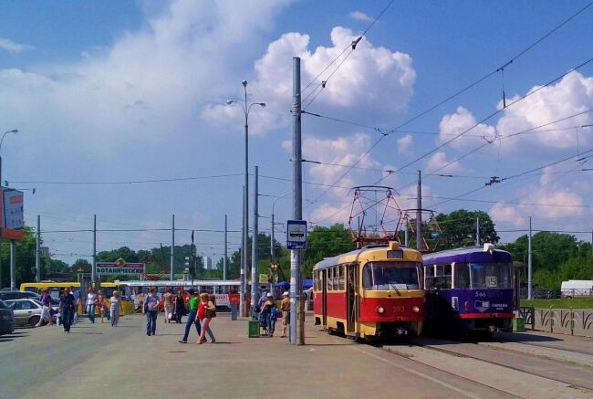 С трамваем по городу