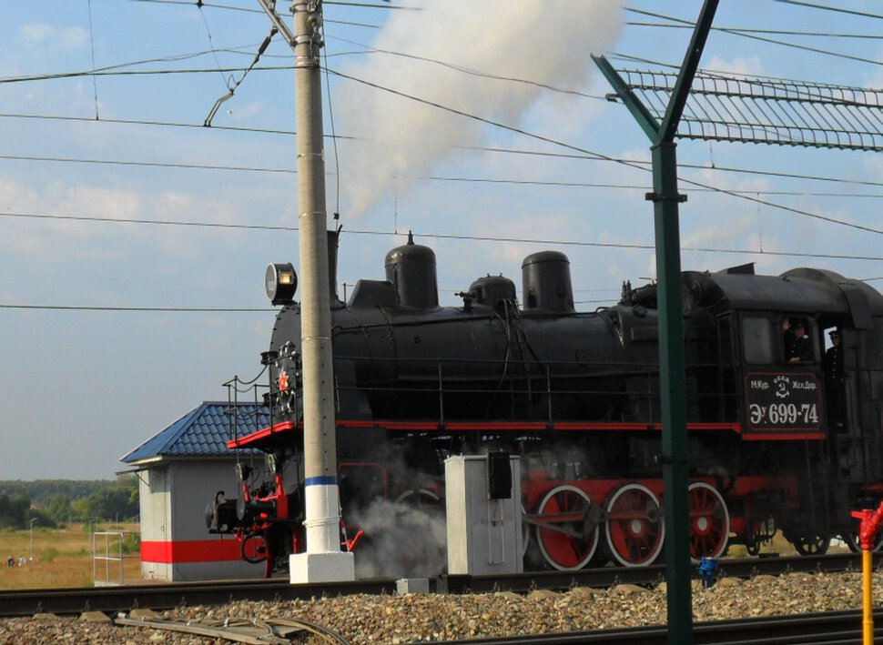 Паровоз Эу-699-74