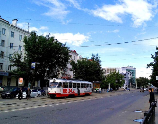 С трамваем по городу